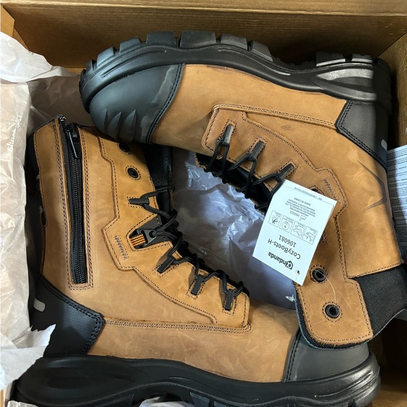 Other - Work Boots Lightweight Breathable Safety Steel Toe Boots for Men Puncture Proof